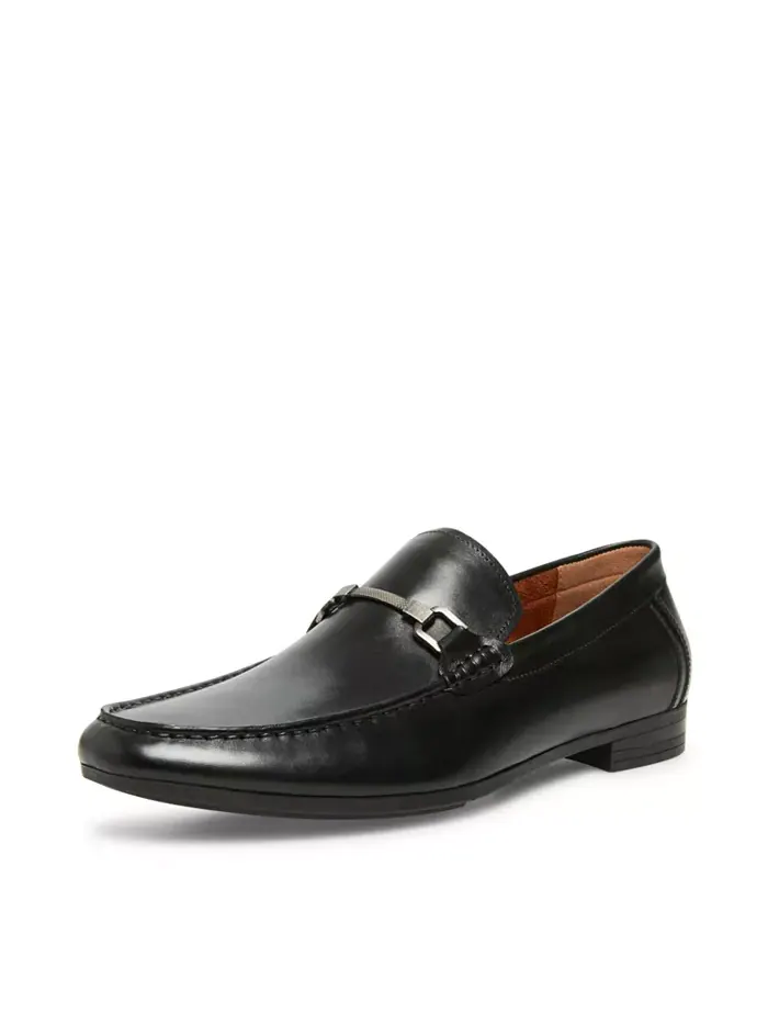 Мужские лоферы Privacy Leather Bit Steve Madden — изображение 2 из 6, черный