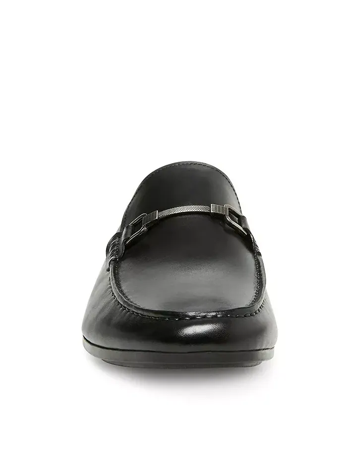 Мужские лоферы Privacy Leather Bit Steve Madden — изображение 3 из 6, черный