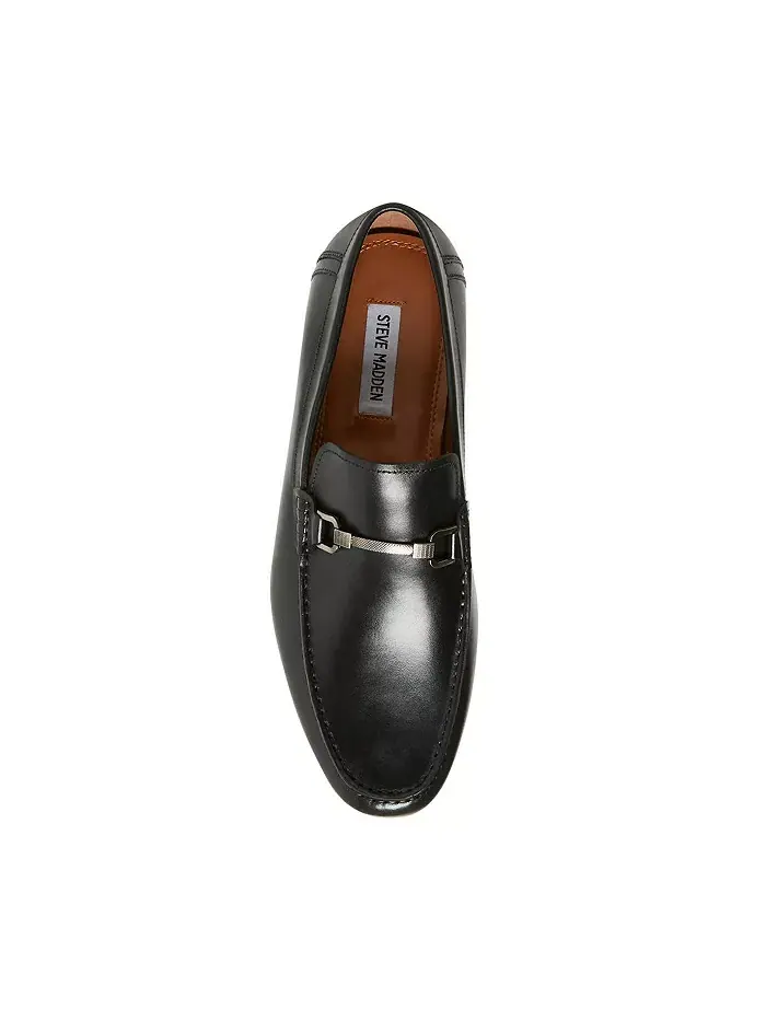 Мужские лоферы Privacy Leather Bit Steve Madden — изображение 5 из 6, черный