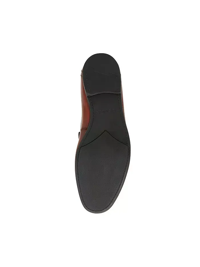 Мужские лоферы Privacy Leather Bit Steve Madden — изображение 6 из 6, коньячный