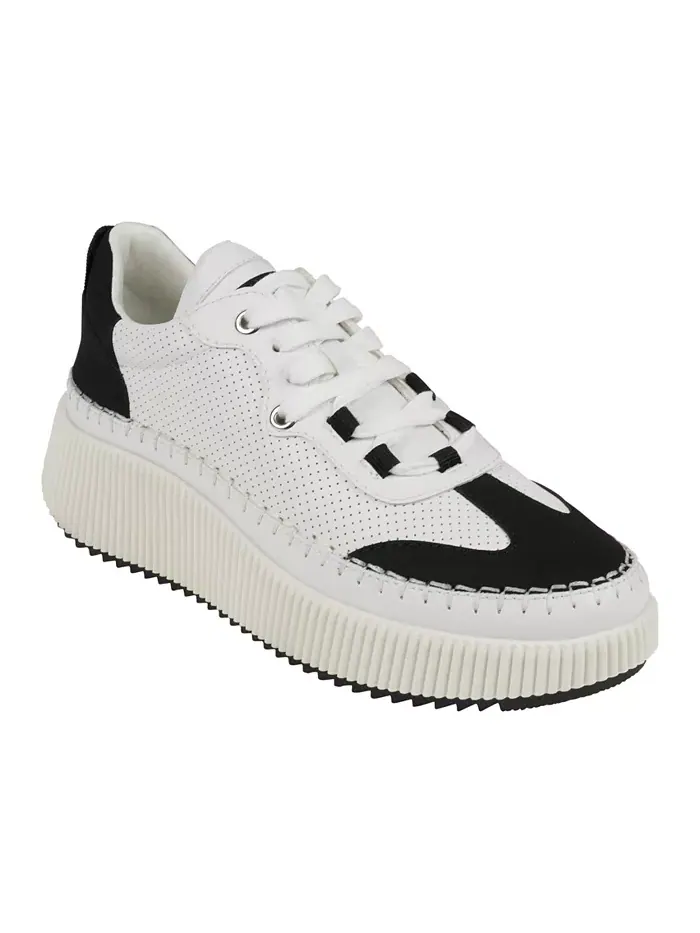 Женские кроссовки Madrid на шнуровке GC Shoes — изображение 1 из 5, черный белый