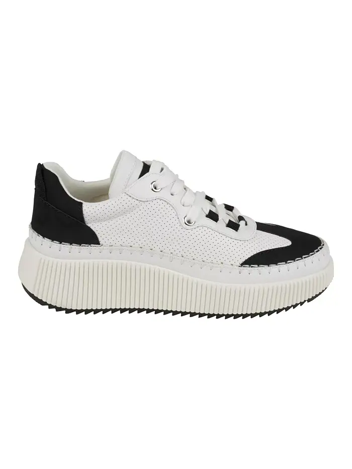 Женские кроссовки Madrid на шнуровке GC Shoes — изображение 2 из 5, черный белый