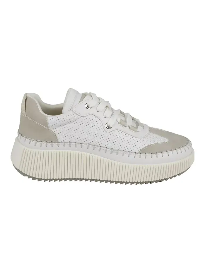 Женские кроссовки Madrid на шнуровке GC Shoes — изображение 2 из 5, бежевый белый
