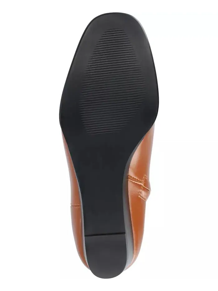 Женские ботильоны Kylo Stacked Wedge Ankle Journee Collection — изображение 5 из 5, коричневый