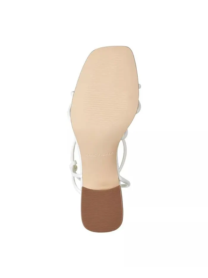 Женские сандалии Gurion Square Toe Dress Marc Fisher — изображение 5 из 5, бежевый