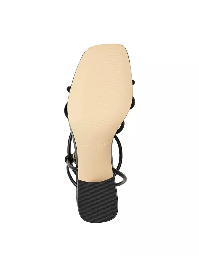 Женские сандалии Gurion Square Toe Dress Marc Fisher — изображение 5 из 5, черный