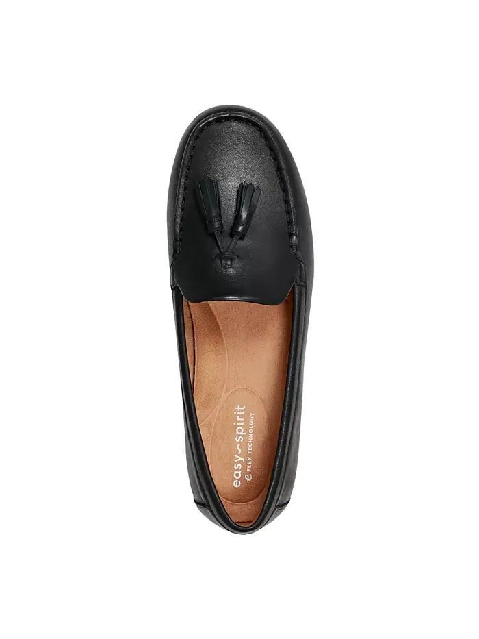Женские лоферы Joandra Tassel eFlex Slip-On с кисточками Easy Spirit — изображение 4 из 5, черный