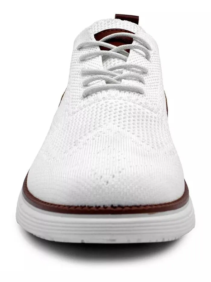 Мужские вязаные оксфорды Olney Wingtip Akademiks — изображение 17 из 41, бежевый