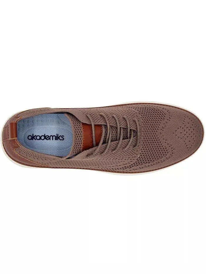 Мужские вязаные оксфорды Olney Wingtip Akademiks — изображение 4 из 41, бежевый