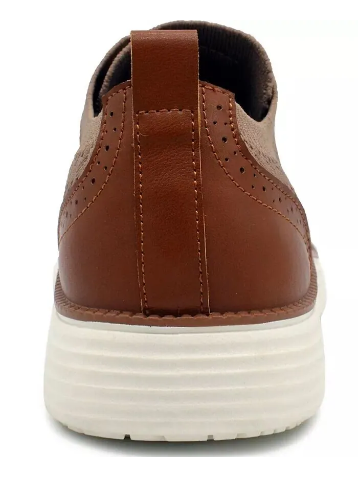 Мужские вязаные оксфорды Olney Wingtip Akademiks — изображение 6 из 41, бежевый