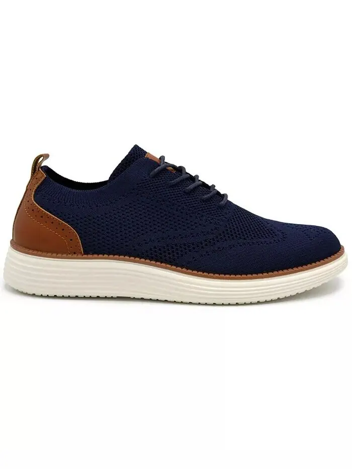 Мужские вязаные оксфорды Olney Wingtip Akademiks — изображение 23 из 41, серый