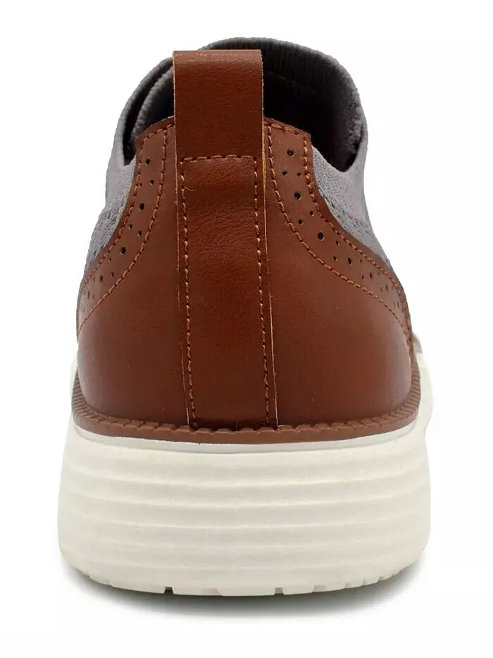 Мужские вязаные оксфорды Olney Wingtip Akademiks — изображение 5 из 41, серый