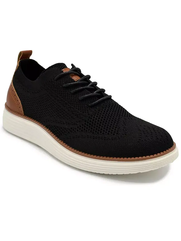 Мужские оксфорды Olney Wingtip с вязаным верхом Akademiks — белый