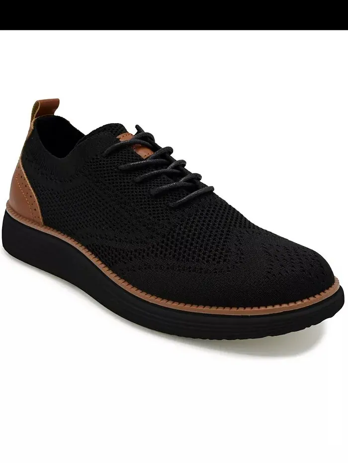 Мужские туфли-оксфорды Olney Wingtip Knit Akademiks — изображение 1 из 7, белый