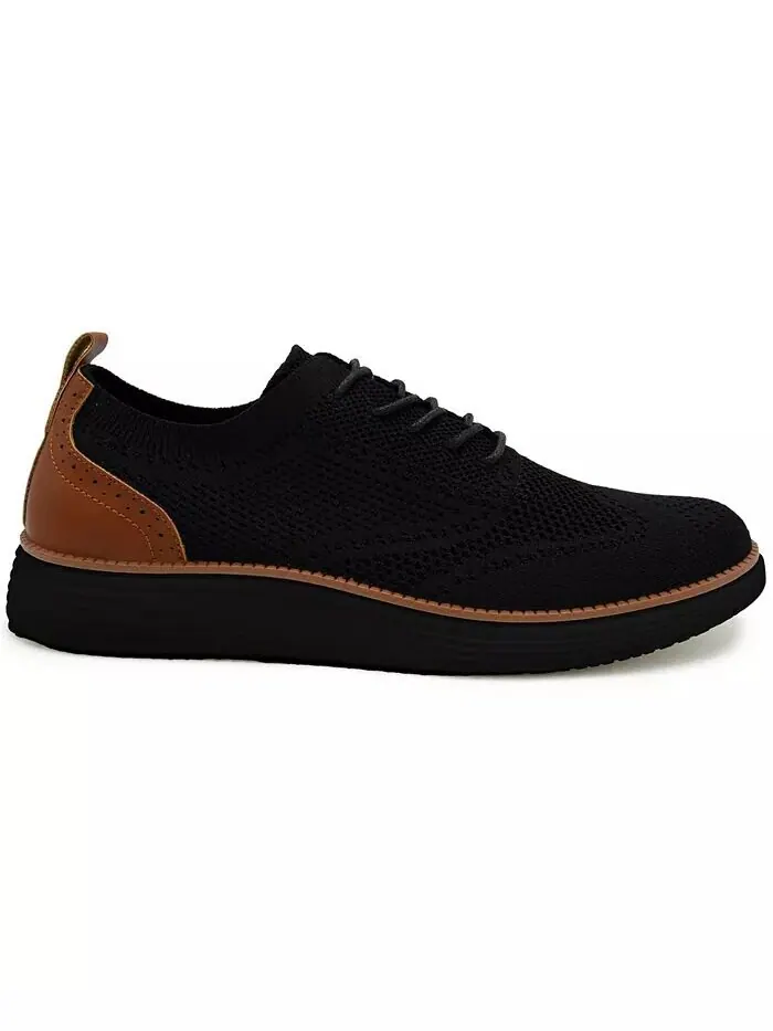 Мужские туфли-оксфорды Olney Wingtip Knit Akademiks — изображение 4 из 7, белый