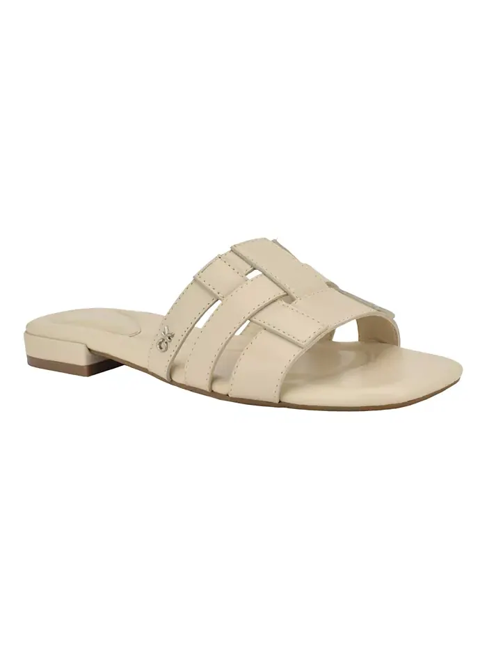 Шлепанцы женские Calvin Klein Tessie — изображение 1 из 5, слоновая кость