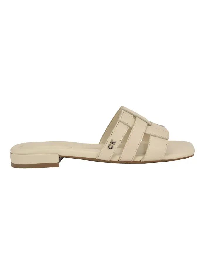 Шлепанцы женские Calvin Klein Tessie — изображение 2 из 5, слоновая кость