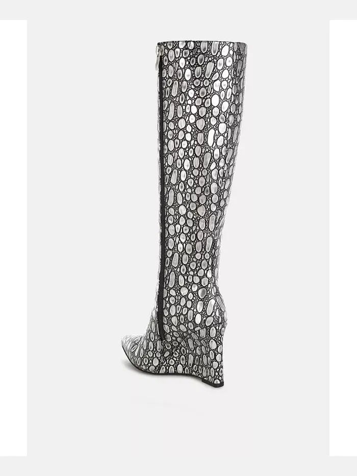 Ботинки Bar Zone Tear Shaped из искусственной кожи London Rag — изображение 3 из 3, черный