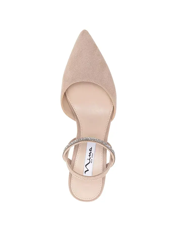 Женские вечерние туфли Billie Slingback Nina — изображение 4 из 6, бежевый