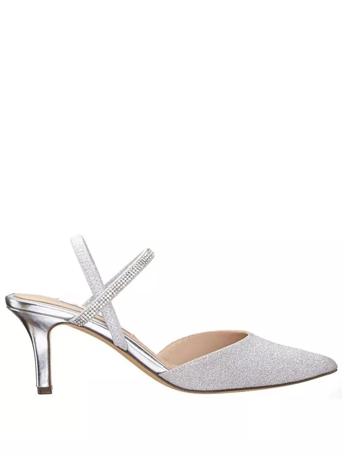 Женские вечерние туфли Billie Slingback Nina — изображение 2 из 24, платиновый