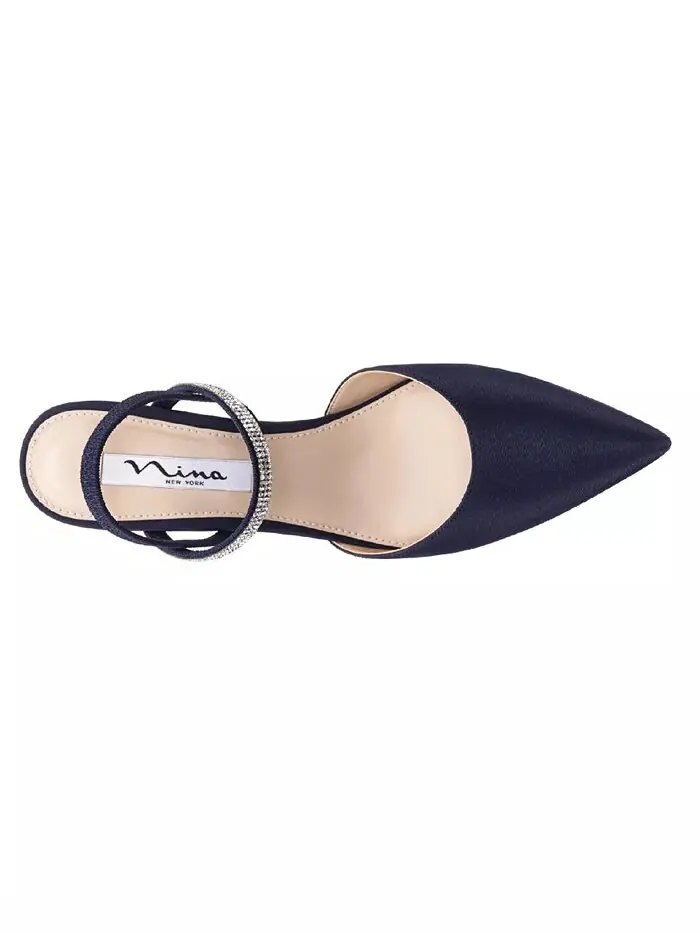 Женские вечерние туфли Billie Slingback Nina — изображение 15 из 24, платиновый