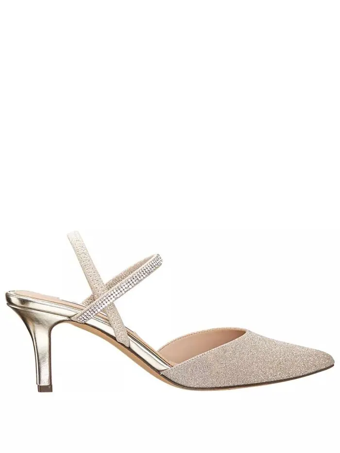 Женские вечерние туфли Billie Slingback Nina — изображение 21 из 24, платиновый