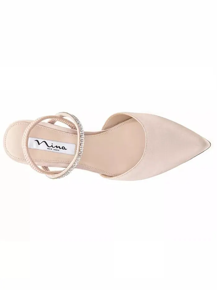 Женские вечерние туфли Billie Slingback Nina — изображение 10 из 24, платиновый