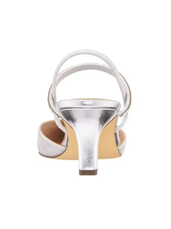 Женские вечерние туфли Billie Slingback Nina — изображение 3 из 6, светлый серебристый