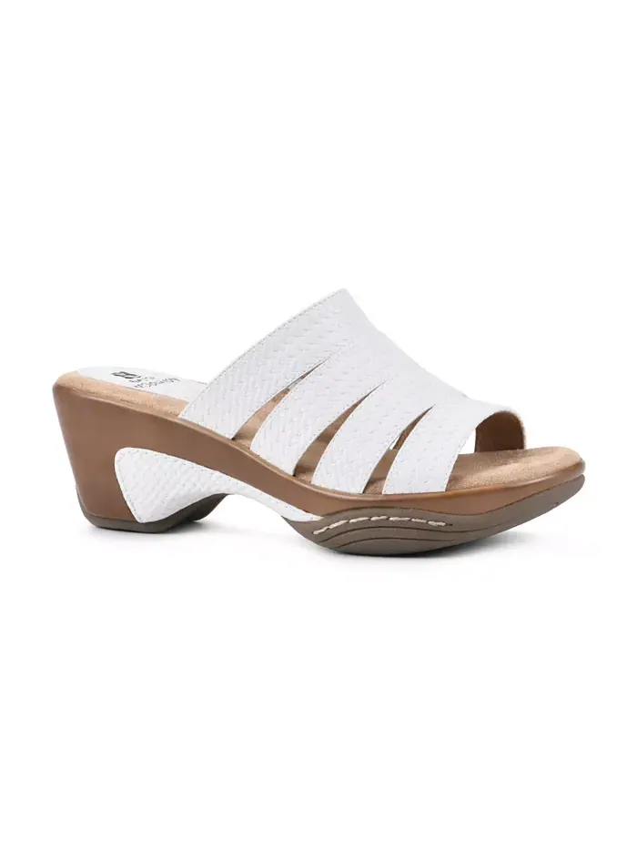 Женские сандалии-клоги Valora Slide White Mountain — изображение 1 из 7, белый