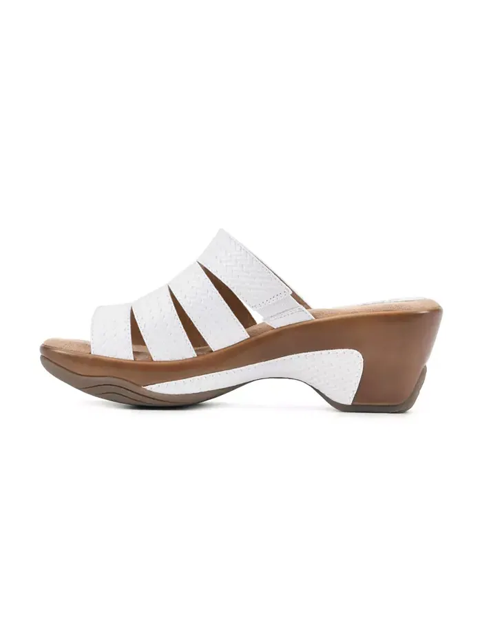 Женские сандалии-клоги Valora Slide White Mountain — изображение 6 из 7, белый