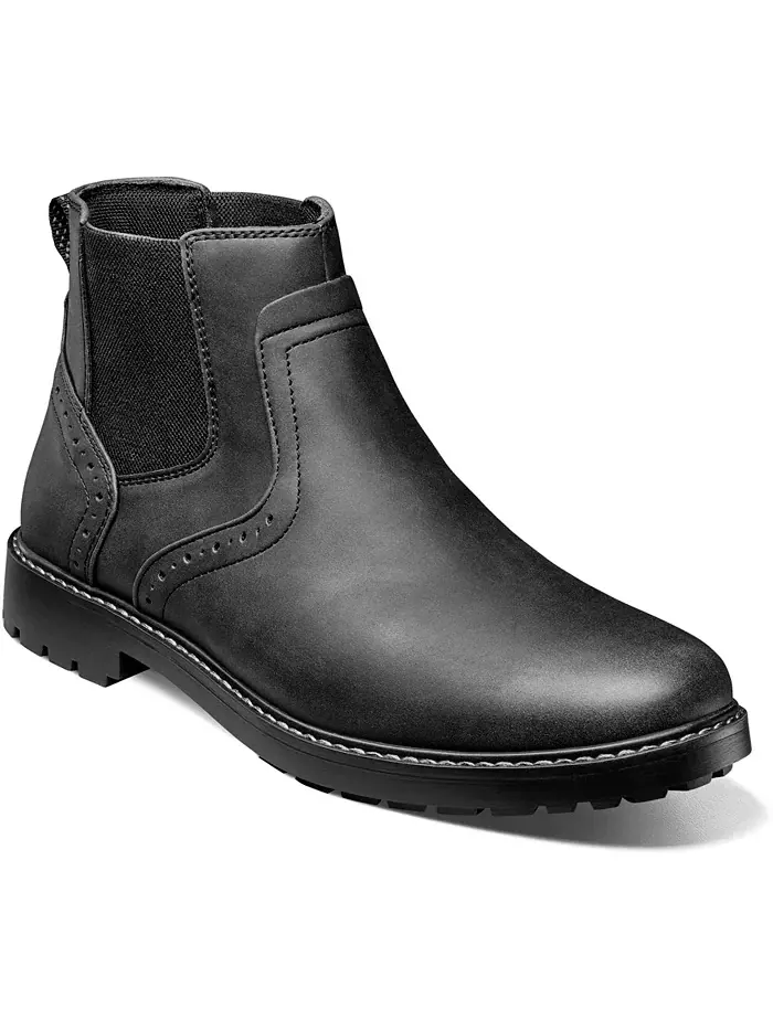 Мужские ботинки челси Delton Plain Toe Nunn Bush — изображение 1 из 7, черный