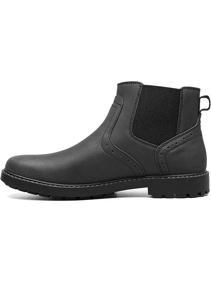 Мужские ботинки челси Delton Plain Toe Nunn Bush — изображение 5 из 7, черный