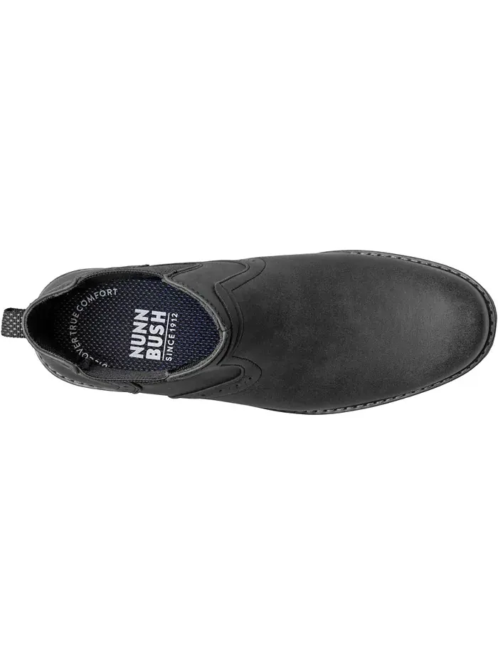 Мужские ботинки челси Delton Plain Toe Nunn Bush — изображение 6 из 7, черный
