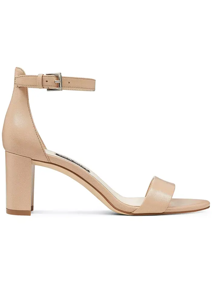 Женские босоножки Pruce на высоком устойчивом каблуке Nine West — изображение 2 из 2, натуральный