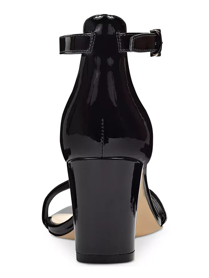 Женские босоножки Pruce на высоком устойчивом каблуке Nine West — изображение 3 из 5, черный