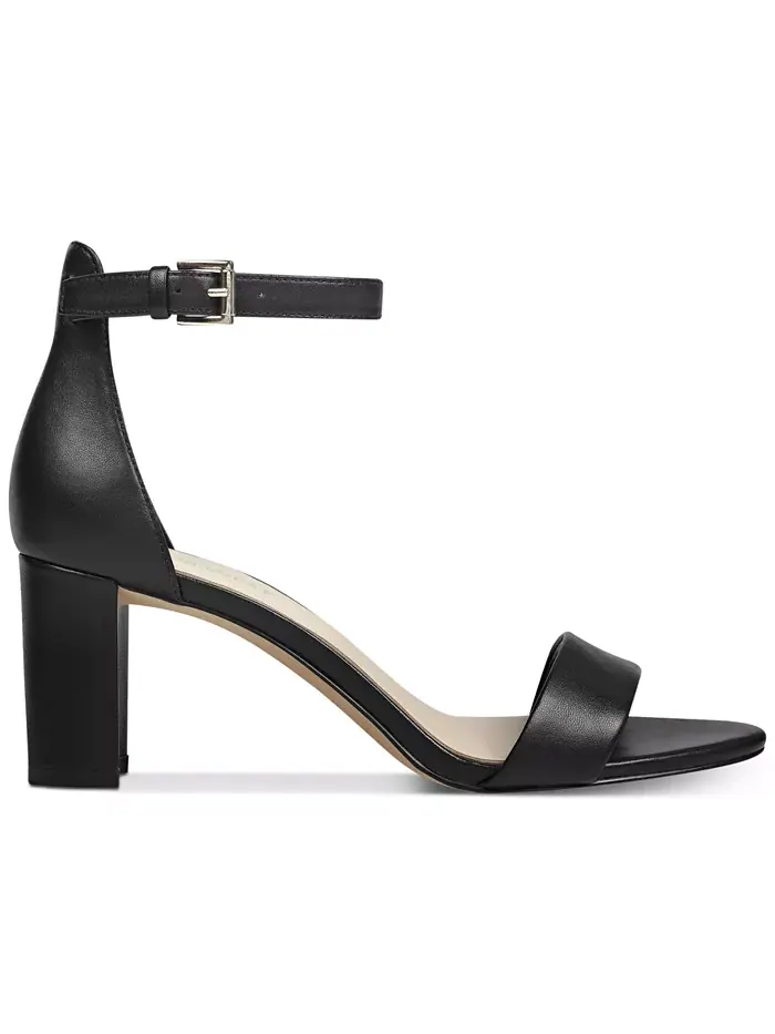 Женские босоножки Pruce на высоком устойчивом каблуке Nine West — изображение 2 из 5, черный
