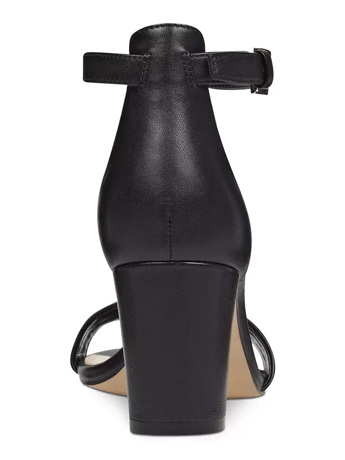 Женские босоножки Pruce на высоком устойчивом каблуке Nine West — изображение 3 из 5, черный