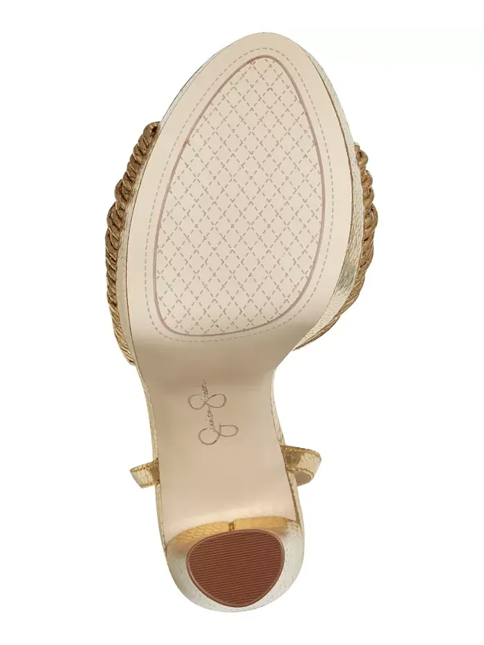 Женские сандалии Immie на платформе Jessica Simpson — изображение 5 из 5, золотистый металлик