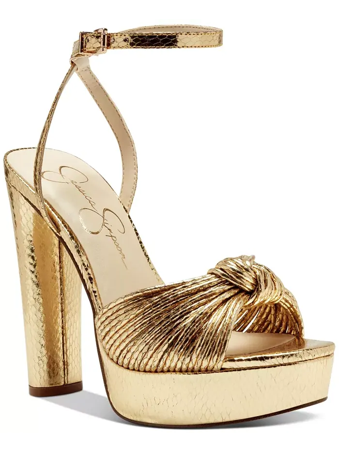 Женские платформенные босоножки Immie Jessica Simpson — изображение 1 из 1, серебряный
