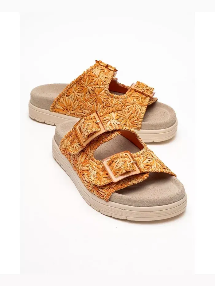 Сандалии Milana Leather с двумя ремешками (женские) Forever & Always Shoes