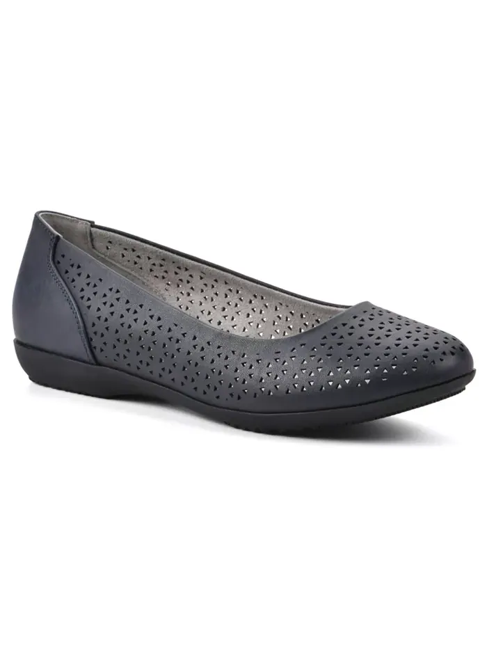 Женские балетки Cindy Comfort Flat Cliffs by White Mountain — изображение 1 из 7, темно-синий