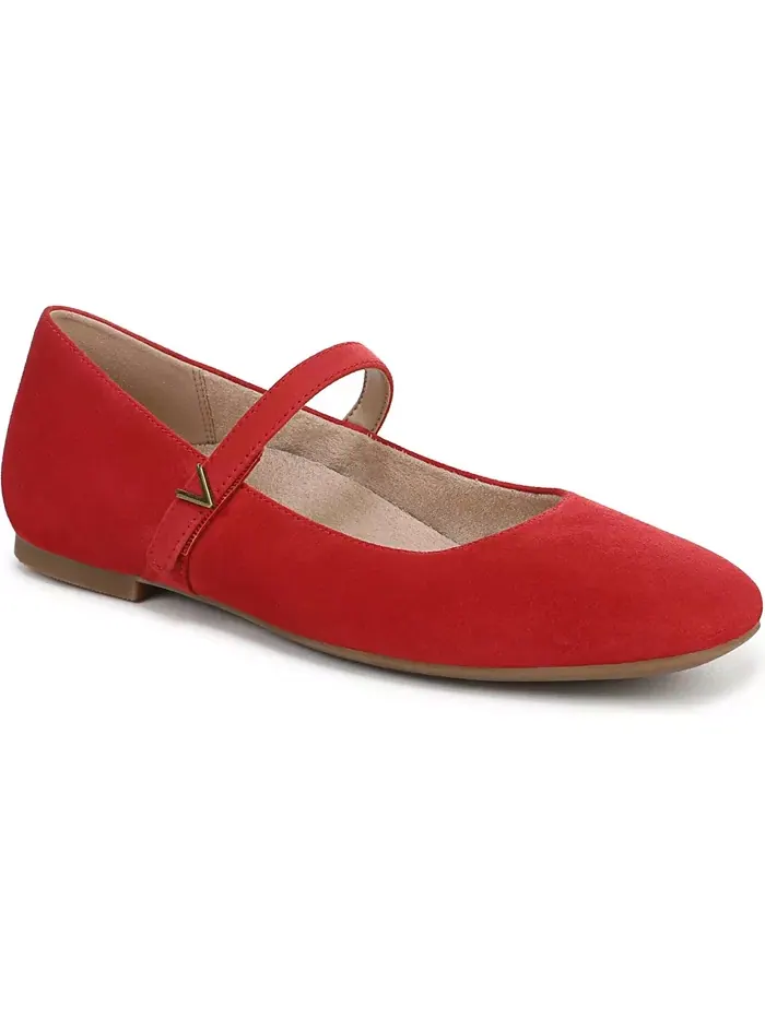 Женские балетки Alameda Mary Jane Vionic — изображение 1 из 3, красный