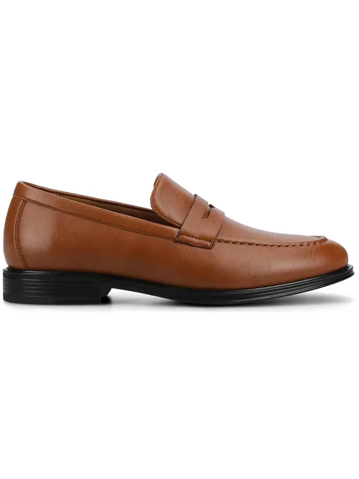 Мужские классические туфли-пенни Loafers Phineas Comfort Vance Co. — изображение 2 из 5, бежевый