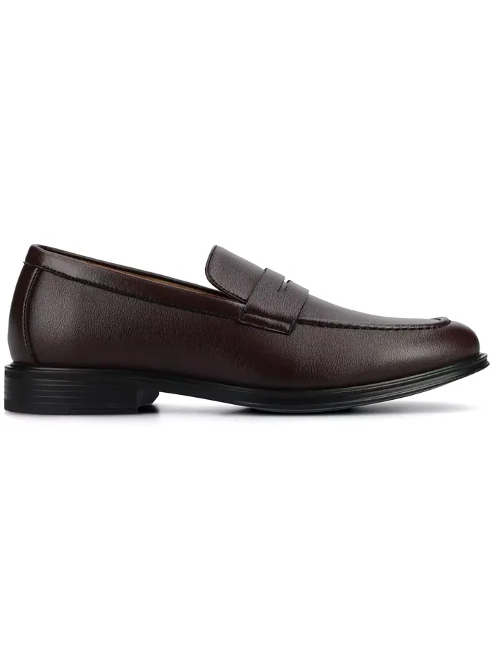 Мужские классические туфли-пенни Loafers Phineas Comfort Vance Co. — изображение 2 из 5, бордовый