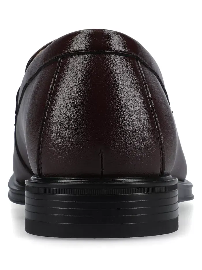 Мужские классические туфли-пенни Loafers Phineas Comfort Vance Co. — изображение 3 из 5, бордовый