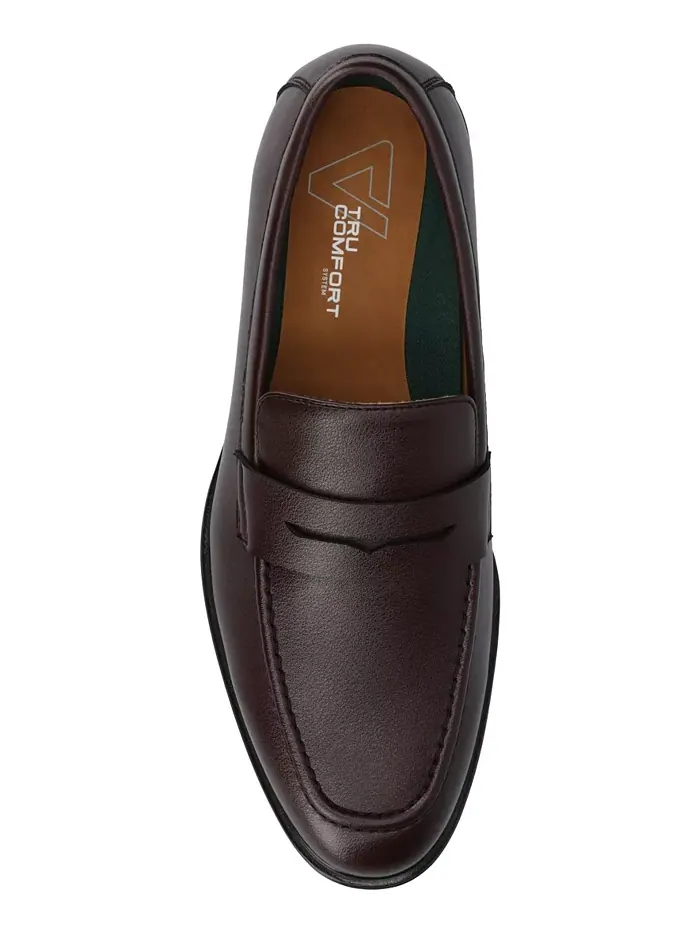 Мужские классические туфли-пенни Loafers Phineas Comfort Vance Co. — изображение 4 из 5, бордовый