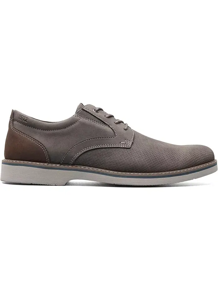 Мужские оксфорды Cadet Plain Toe Nunn Bush — изображение 3 из 7, серый