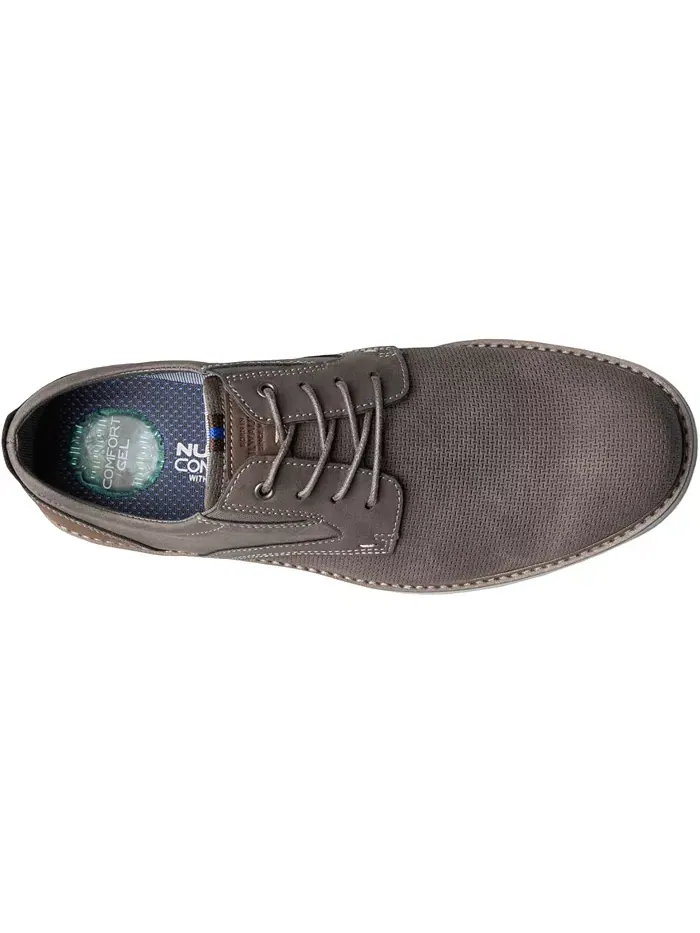 Мужские оксфорды Cadet Plain Toe Nunn Bush — изображение 6 из 7, серый