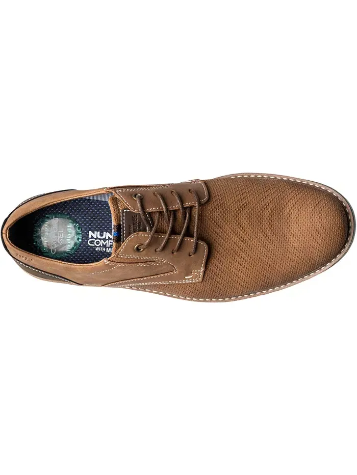 Мужские оксфорды Cadet Plain Toe Nunn Bush — изображение 6 из 7, бежевый мульти