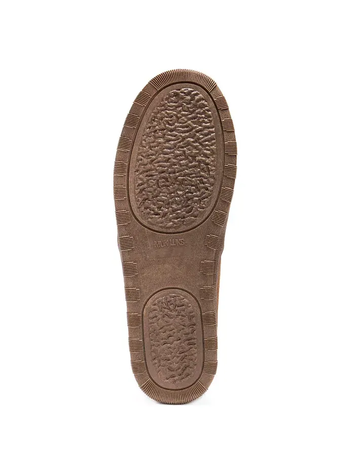 Мужские мокасины-тапочки Paul Printed из берберской замши MUK LUKS — изображение 4 из 9, бежевый